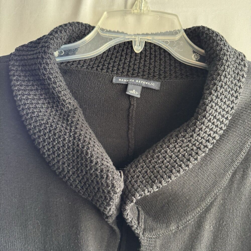 Banana Republic Women’s Black Cardigan Bundle Size S 2 Pieces Preppy Academia - Picture 5 of 16